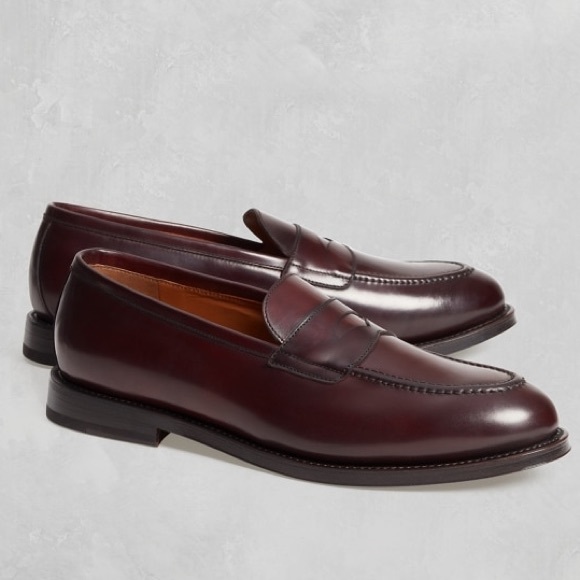 Brooks Brothers Other - Brooks Brothers Cordovan Brown Penny Loafers